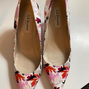 LK Bennett Floral Pumps Heels